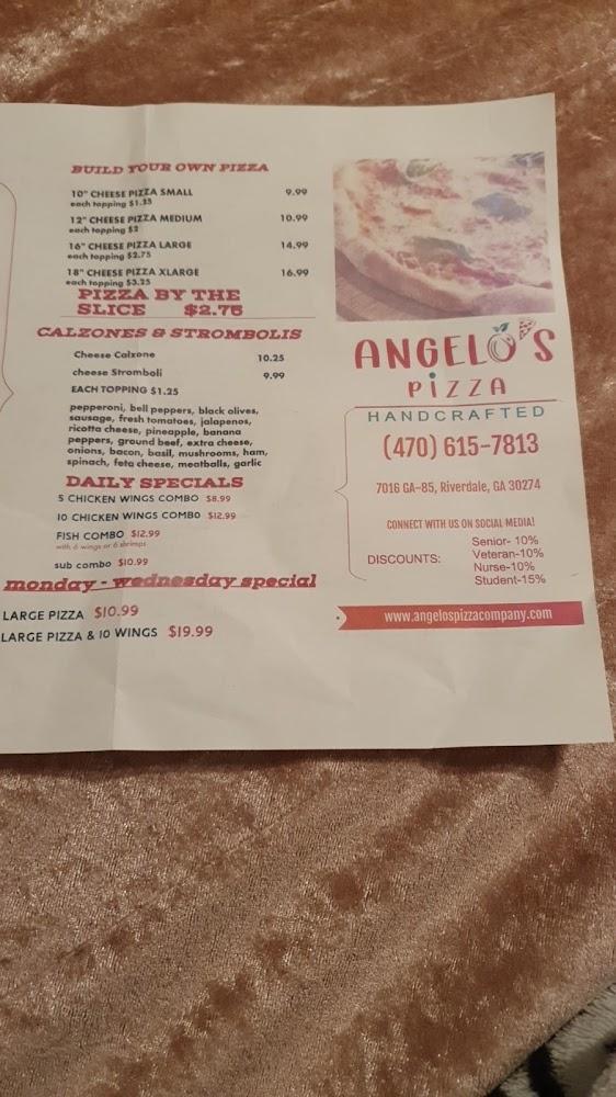ANGELOS PIZZA - RIVERDALE Menu image 4